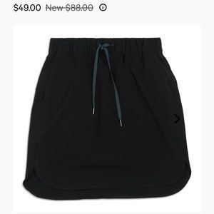 Lulu lemon On The Fly Skirt Black 4